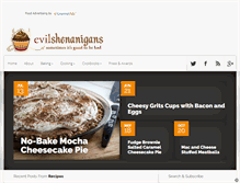 Tablet Screenshot of evilshenanigans.com